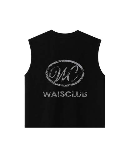 Musculosa Worn Black