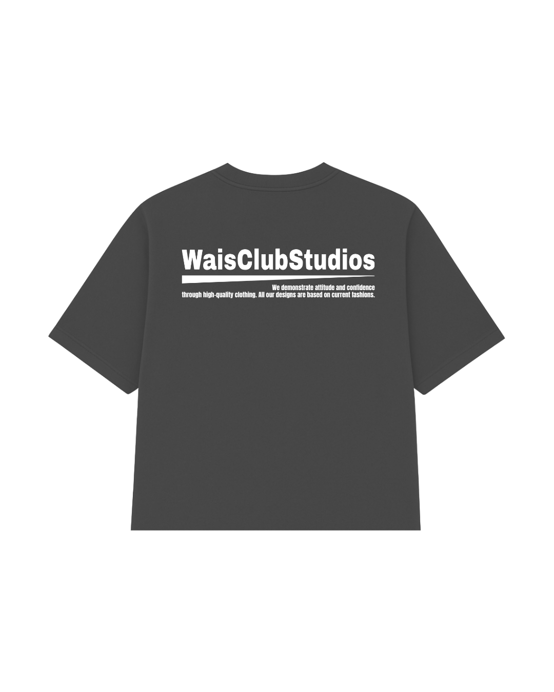 Remera Attitude and Confidence Grey