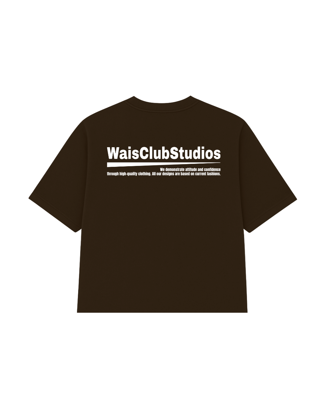 Remera Attitude and Confidence Brown