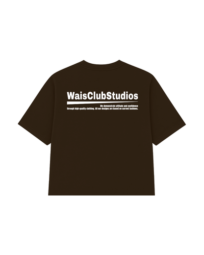 Remera Attitude and Confidence Brown