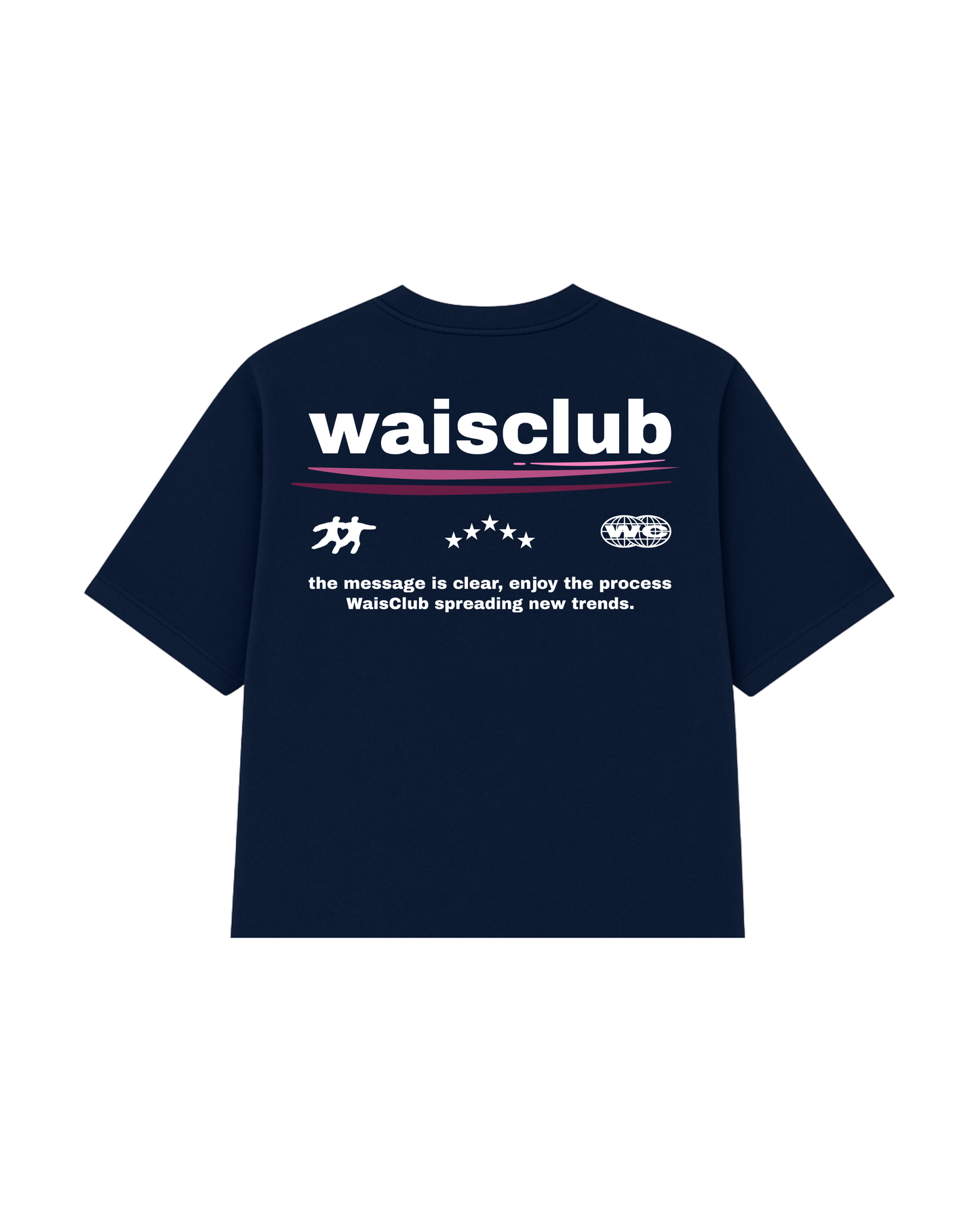 Remera Enjoy Blue Navy