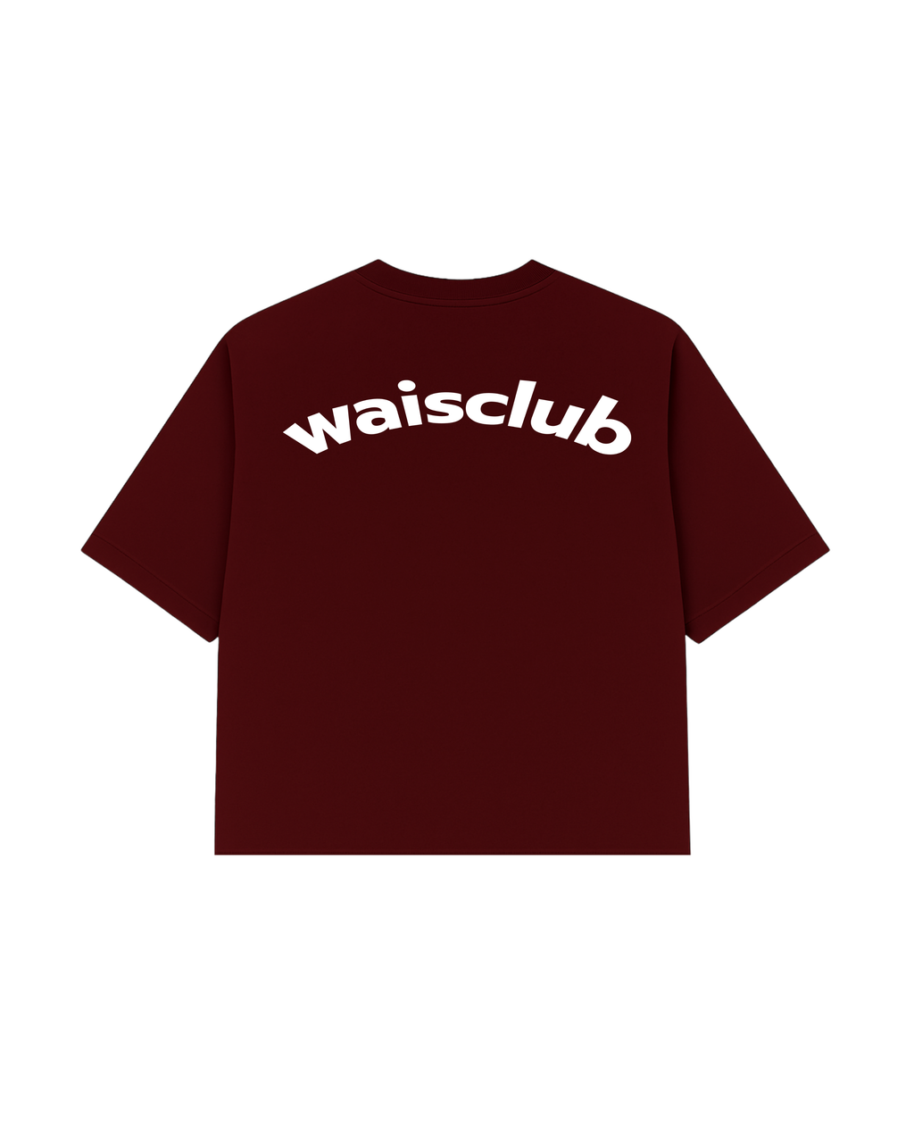 REMERA CURVED RED WINE