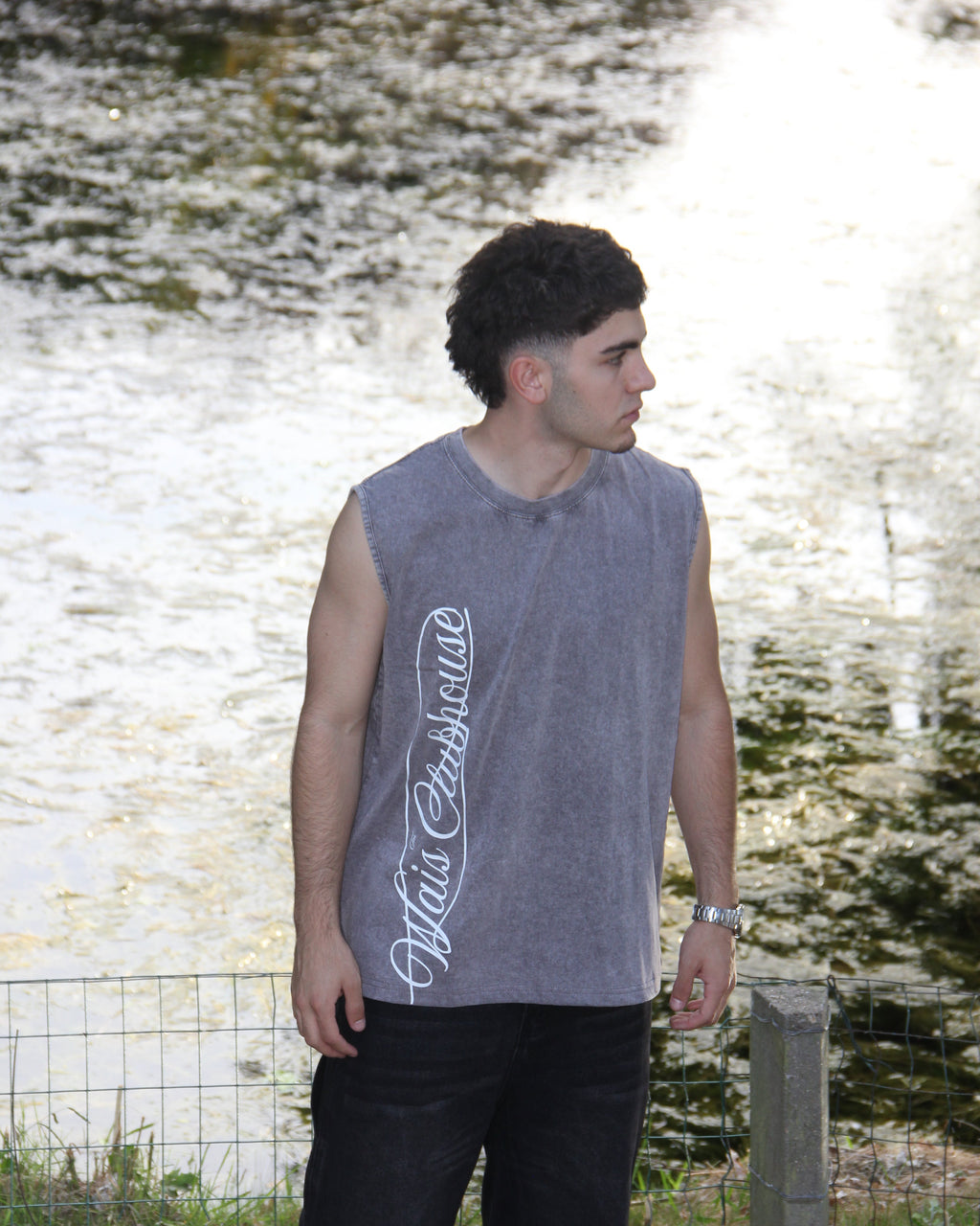MUSCULOSA GREY WASHED