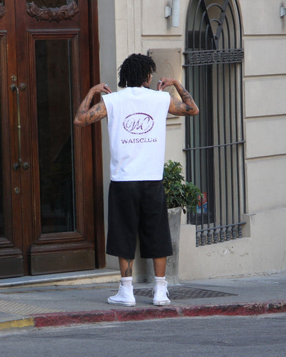 Musculosa Worn White