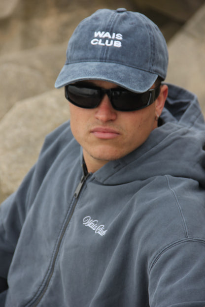 Gorro Classic azul washed