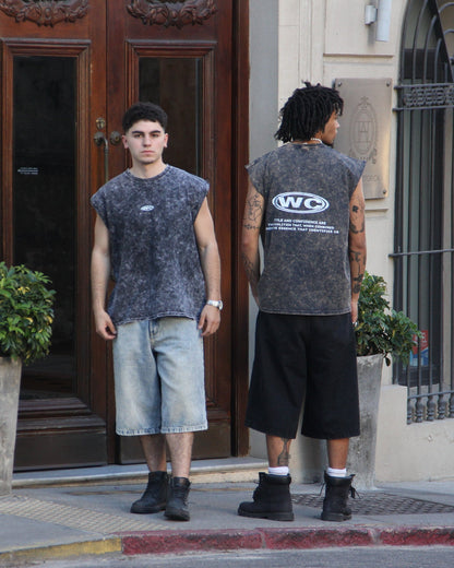 Musculosa Qualities Blue Washed