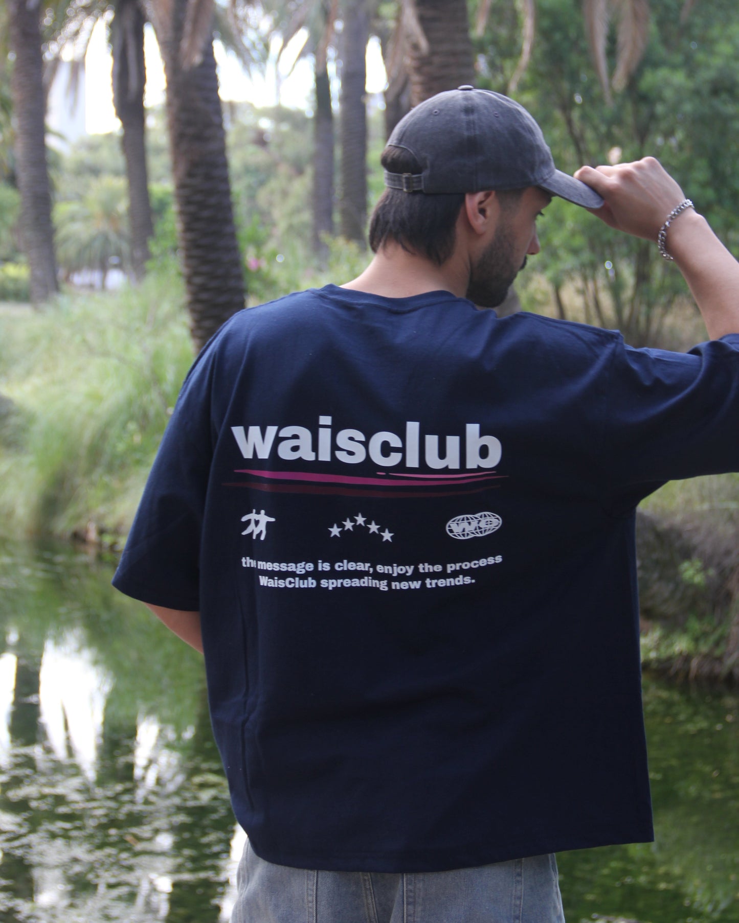 Remera Enjoy Blue Navy