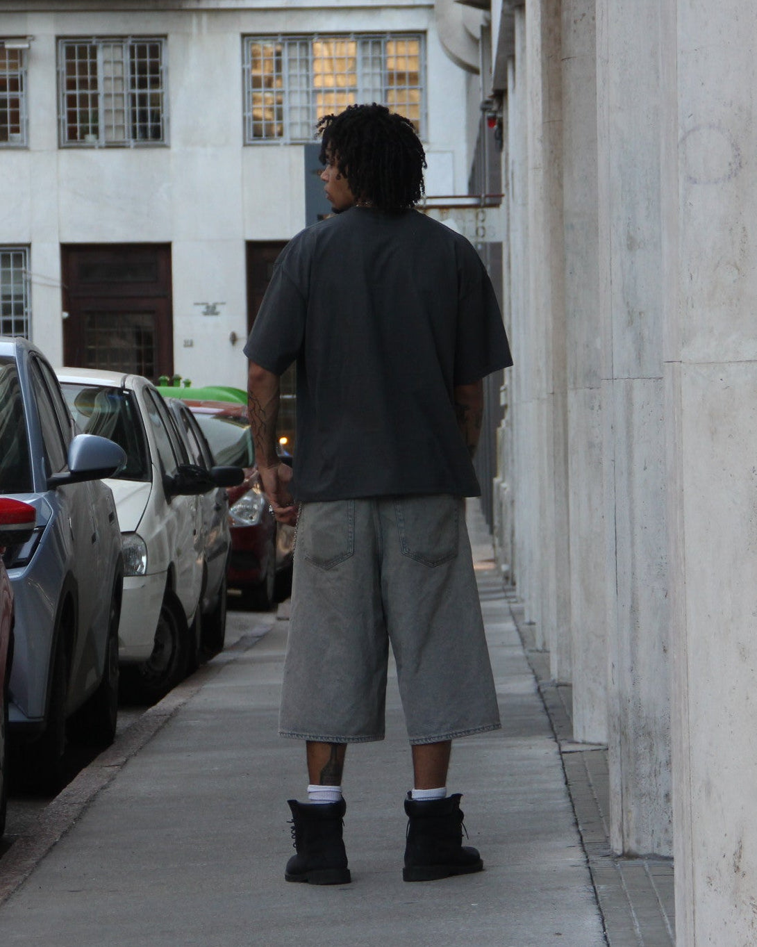 Remera Zip Code Grey