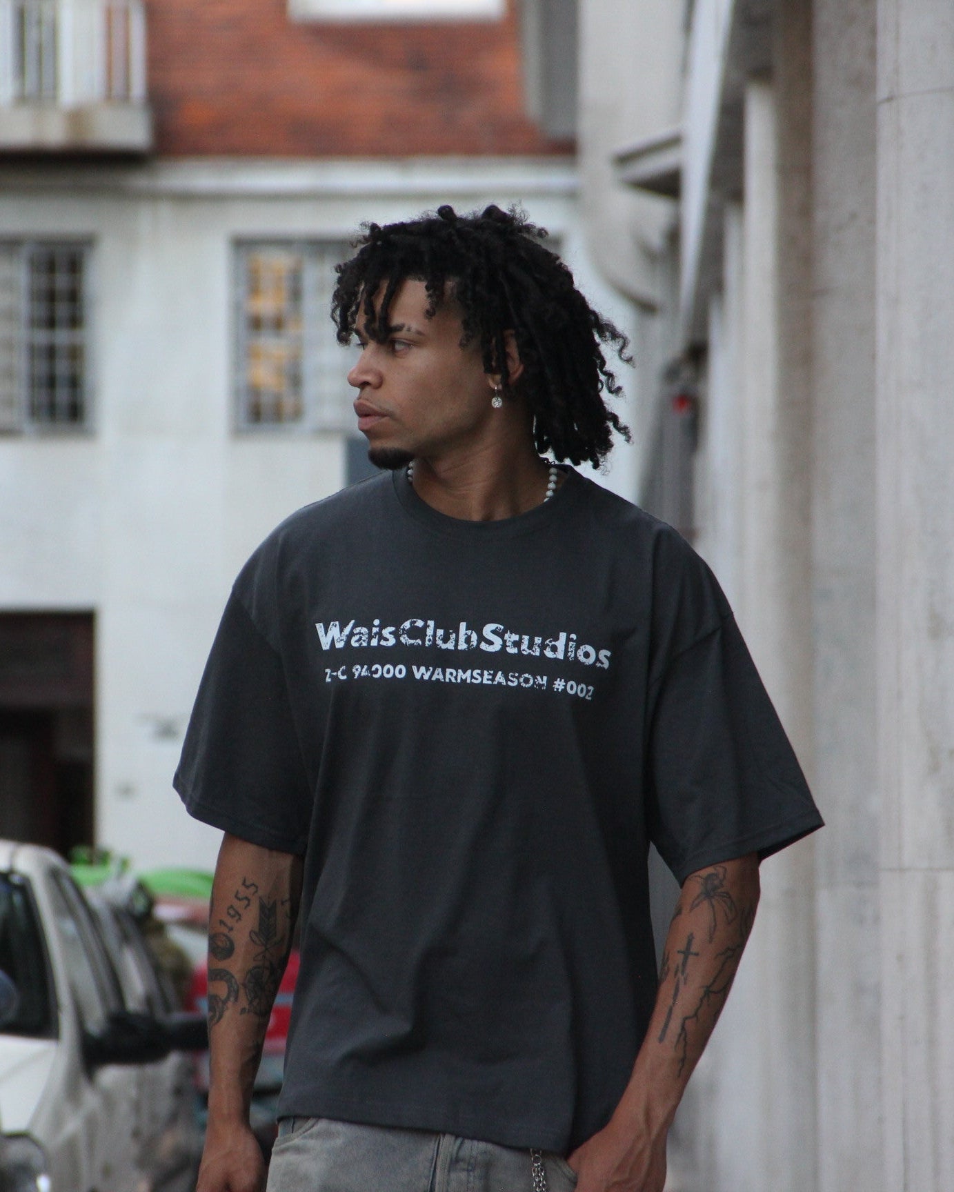 Remera Zip Code Grey