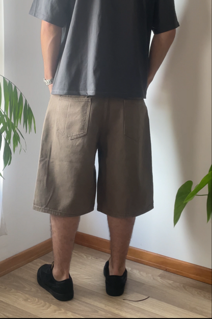 bermuda baggy brown